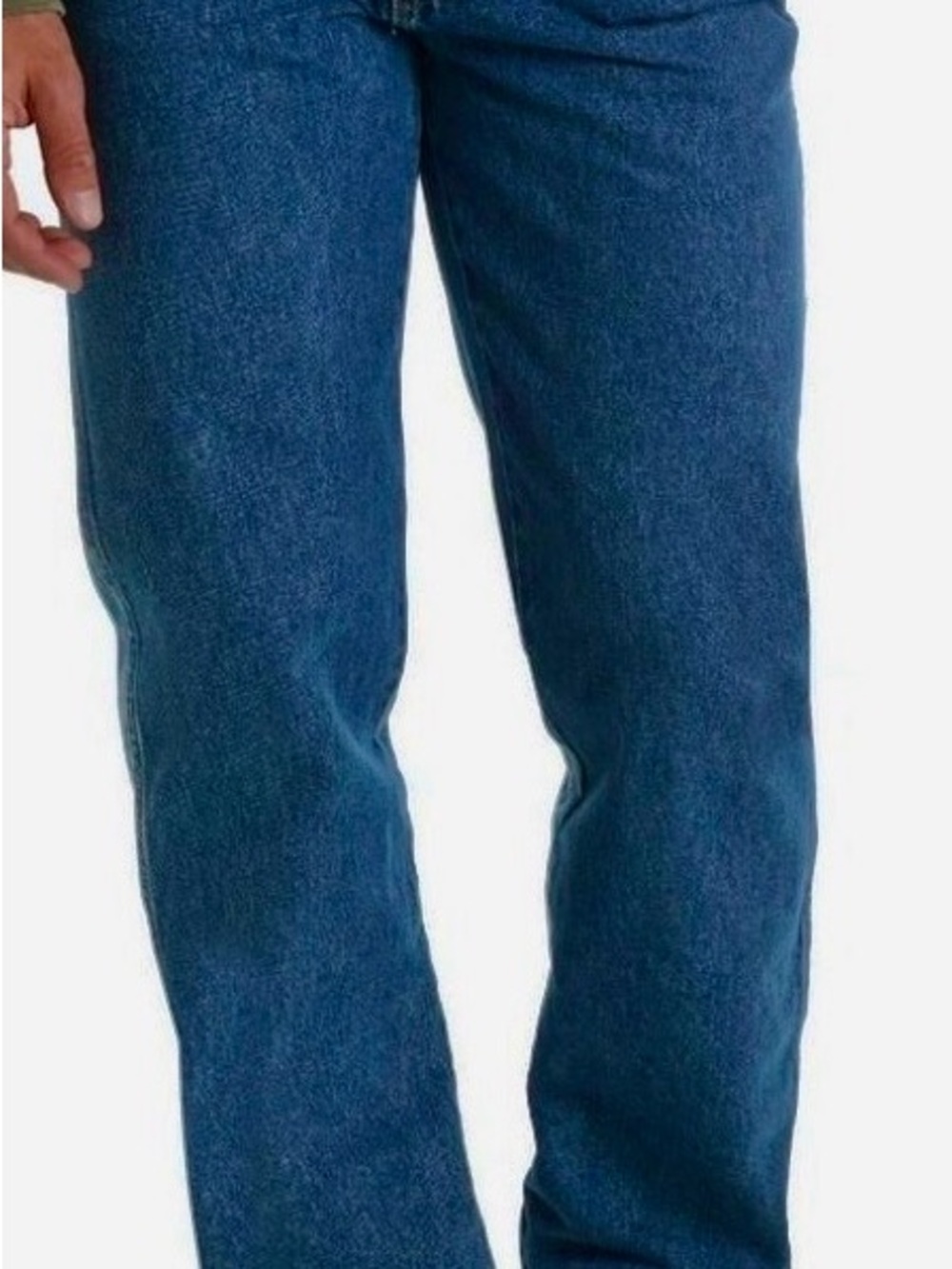 NWT Wrangler Men's Straight Jeans in Classic Blue. Size 34 x 32